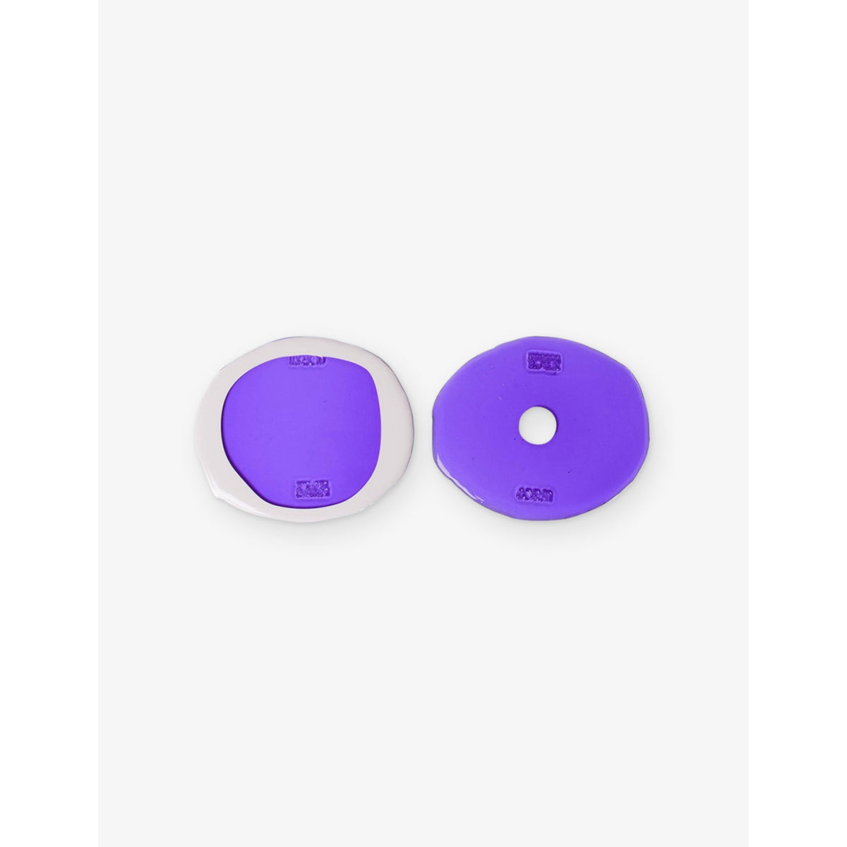 Table Mates resin coasters set of two with abstract details (British brand)