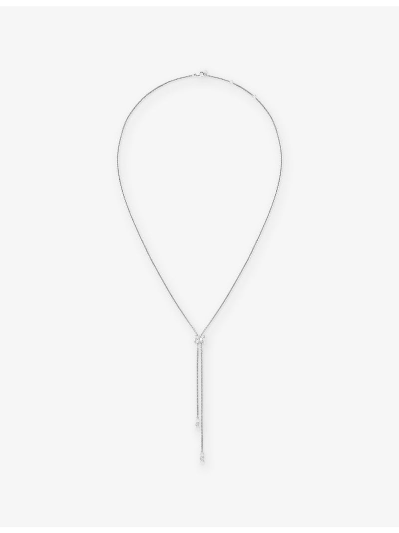Chaumet 18ct white gold diamond pendant necklace 0.27ct - British product