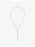 Chaumet 18ct white gold diamond pendant necklace 0.27ct - British product