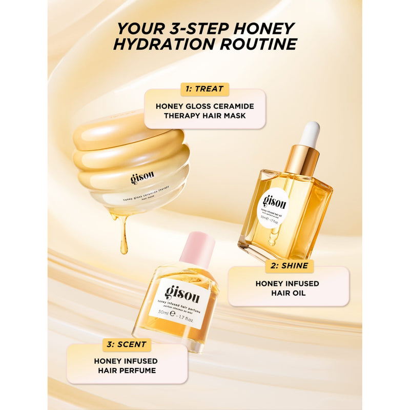 Gisou honey gloss ceramide hair mask 230ml - British product