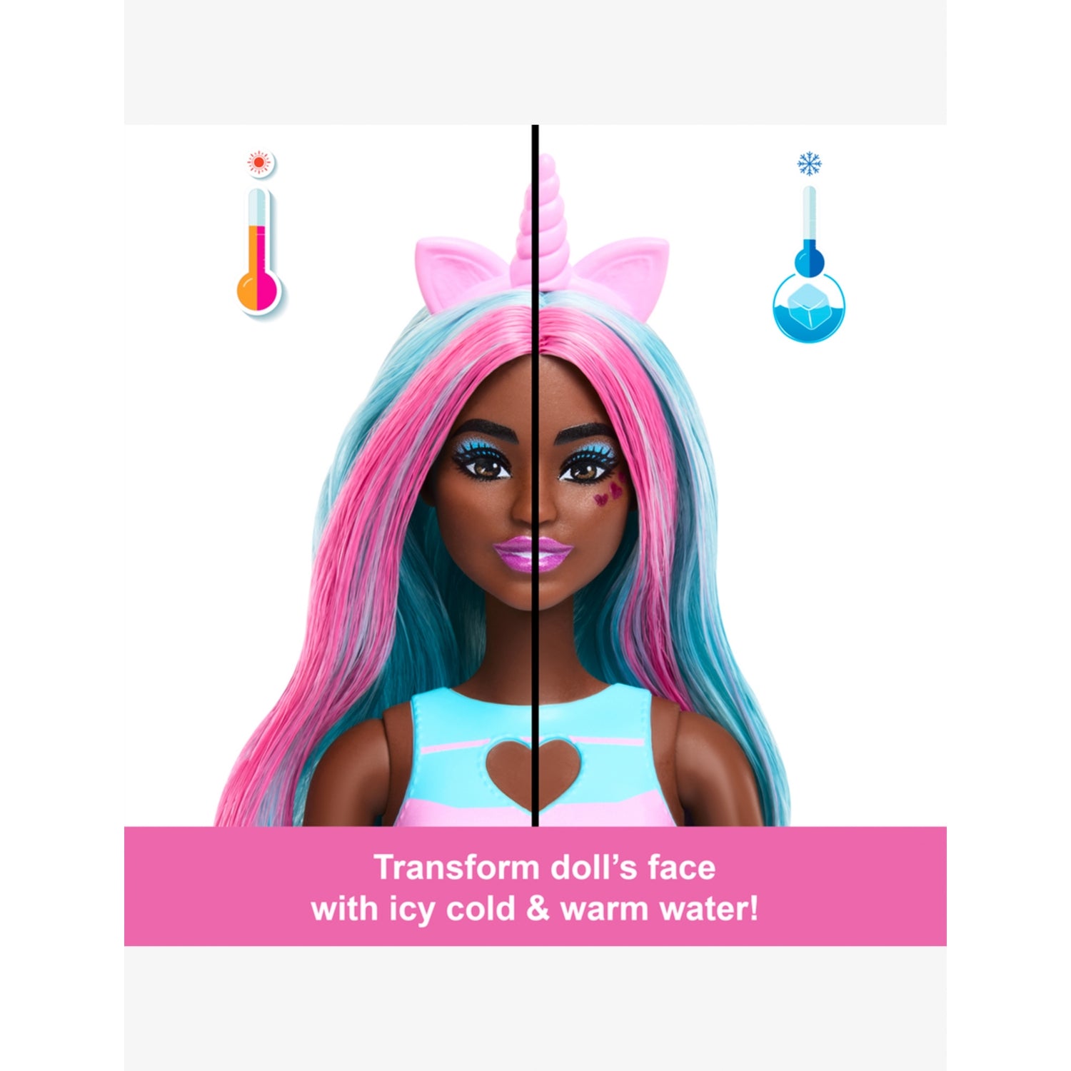 Barbie Pop Reveal Animal Party doll 31cm, imported from the UK