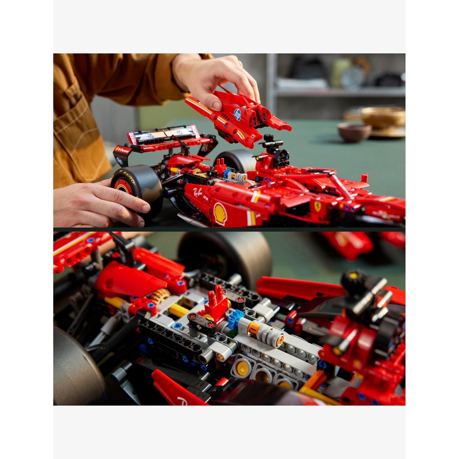 LEGO Technic Ferrari SF-24 F1 1:8 model kit, imported from the UK