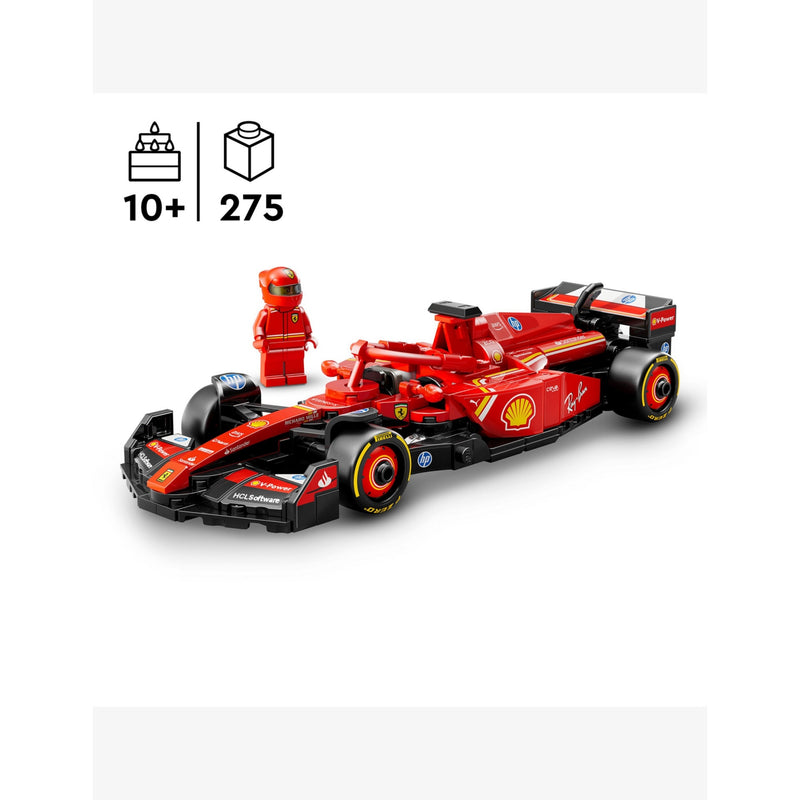 LEGO Speed Champions Ferrari SF-24 F1 race car 275 pieces, UK version