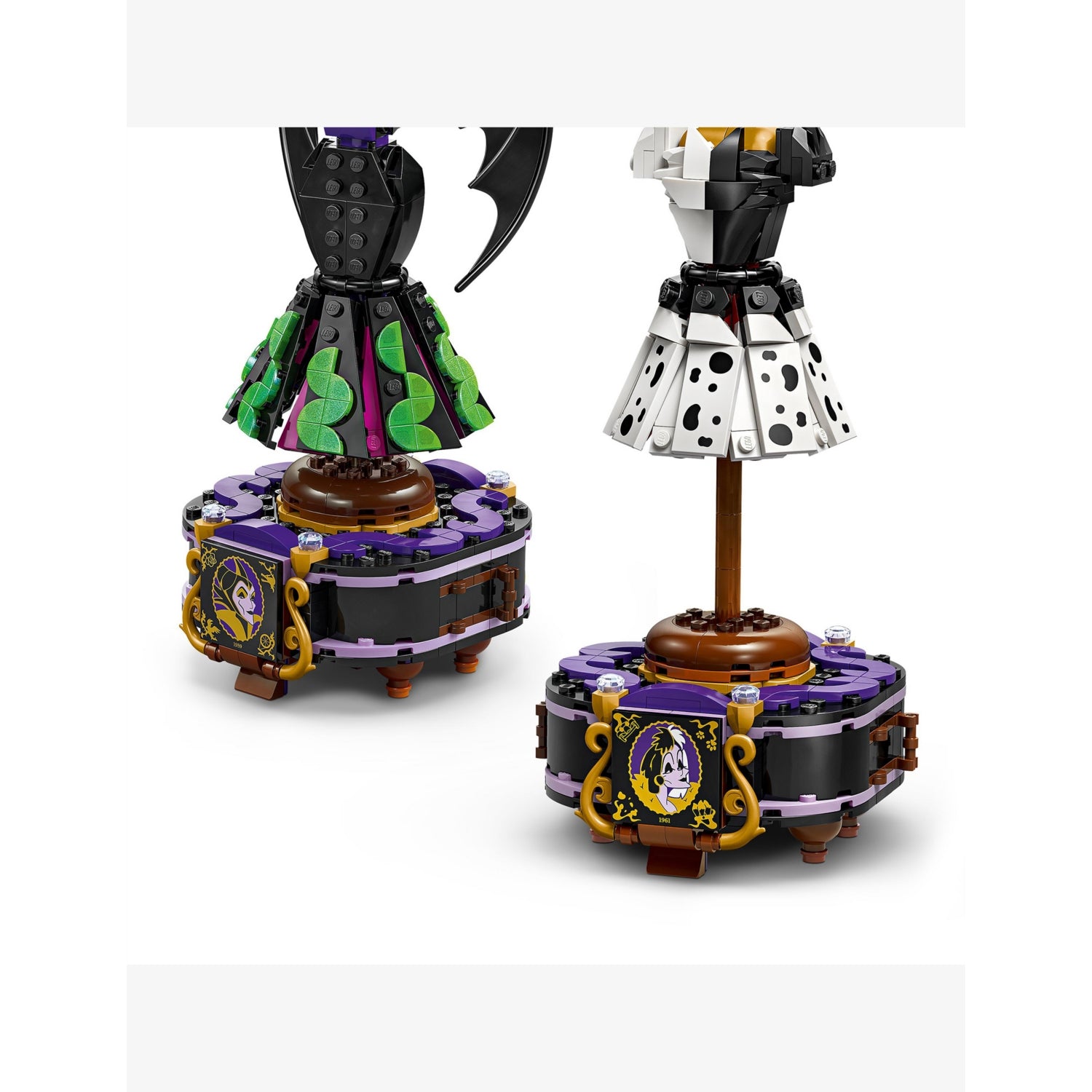 LEGO Maleficent and Cruella De Vil dresses 524 pieces (British brand)