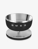 Smeg aluminium kitchen scales with LED display, imported from the UK