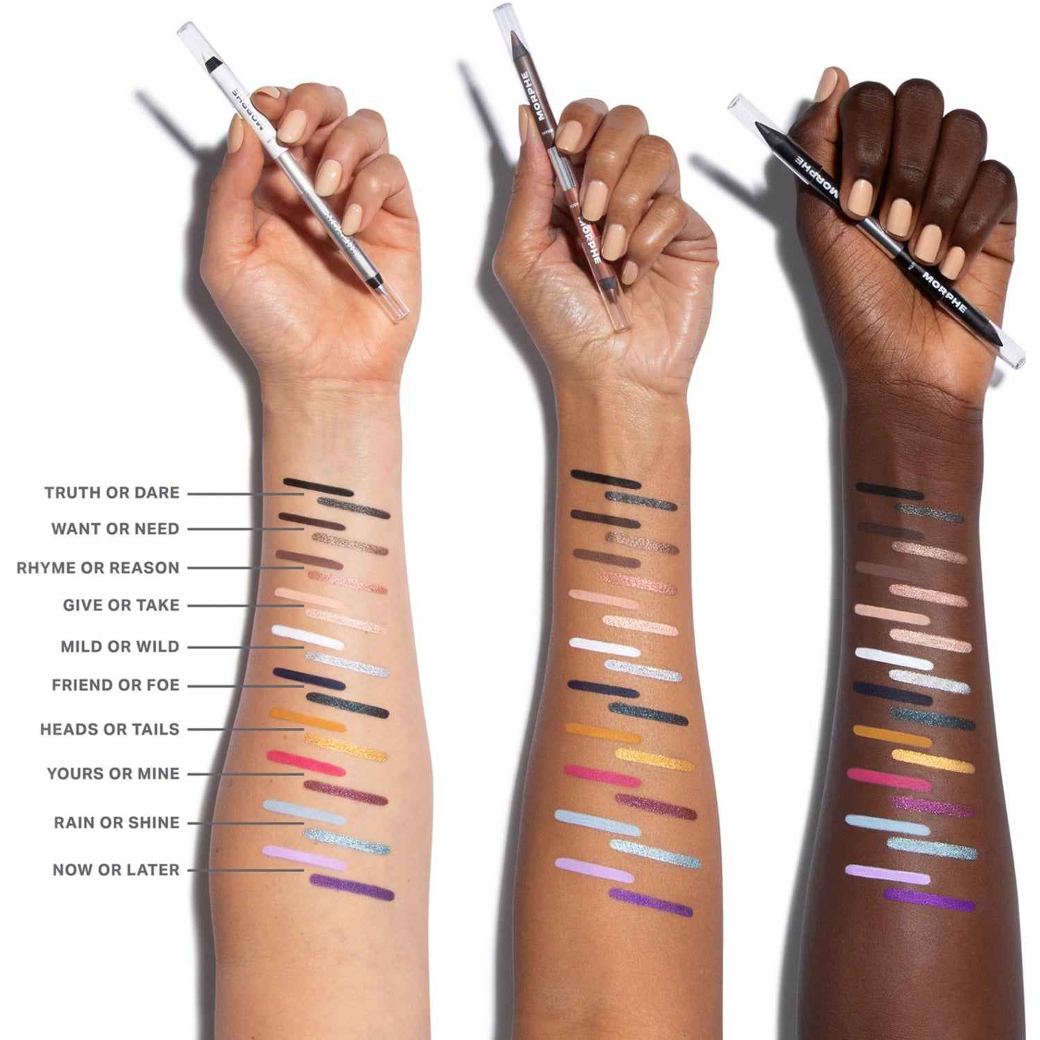Morphe Bi-liner dual-ended gel pencil eyeliner 1g, UK version