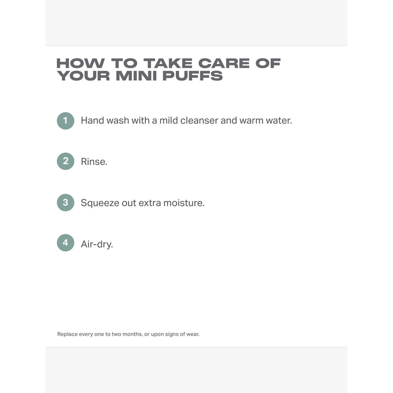 Morphe Cloud Cushion Mini Puff Trio makeup blending puffs (British brand)