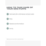 Morphe Cloud Cushion Mini Puff Trio makeup blending puffs (British brand)