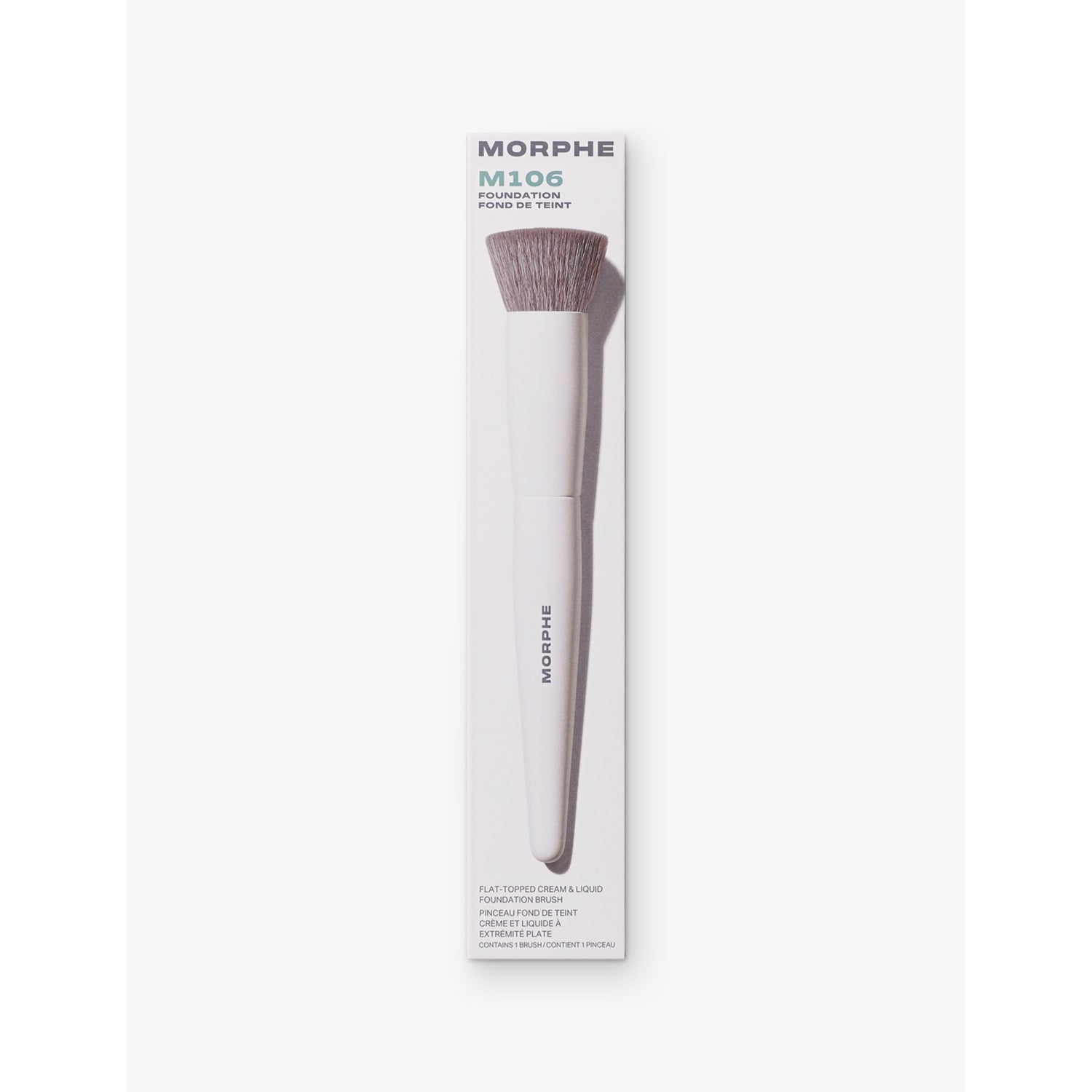 Morphe M106 flat-topped foundation brush - British product
