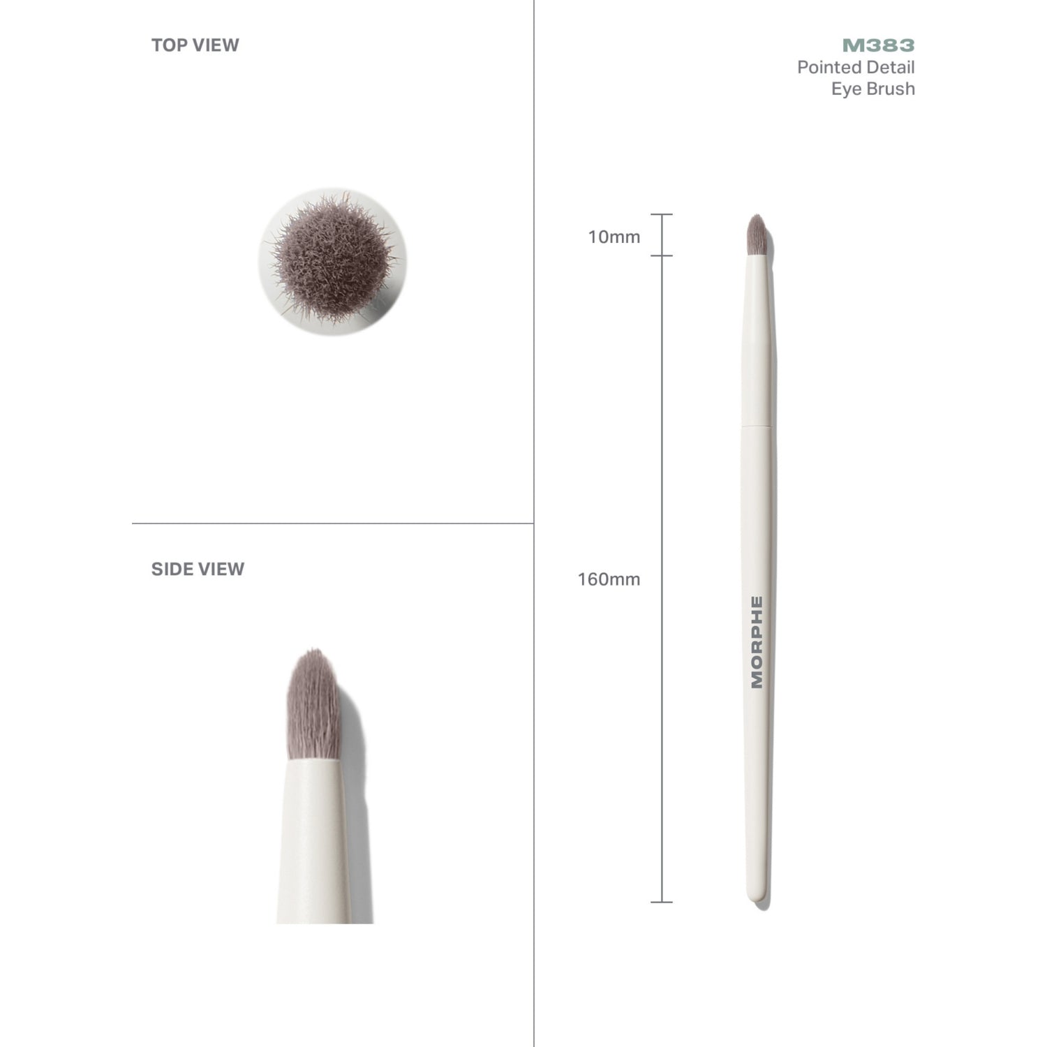 Morphe M383 pointed detail eye brush - British product