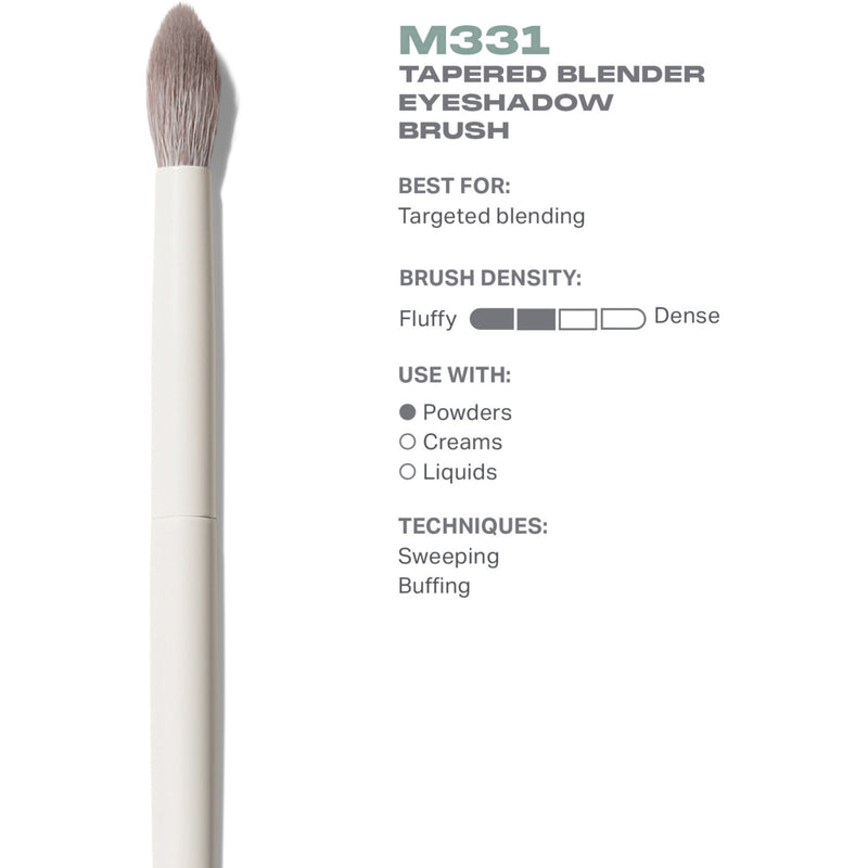 Morphe M331 Tapered Blender eye brush, imported from the UK