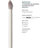 Morphe M331 Tapered Blender eye brush, imported from the UK