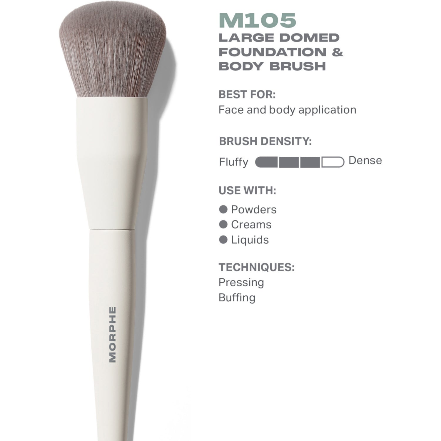 Morphe M105 foundation and body brush (British brand)