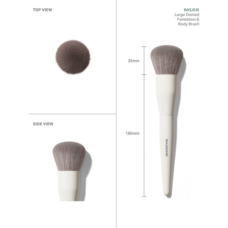Morphe M105 foundation and body brush (British brand)