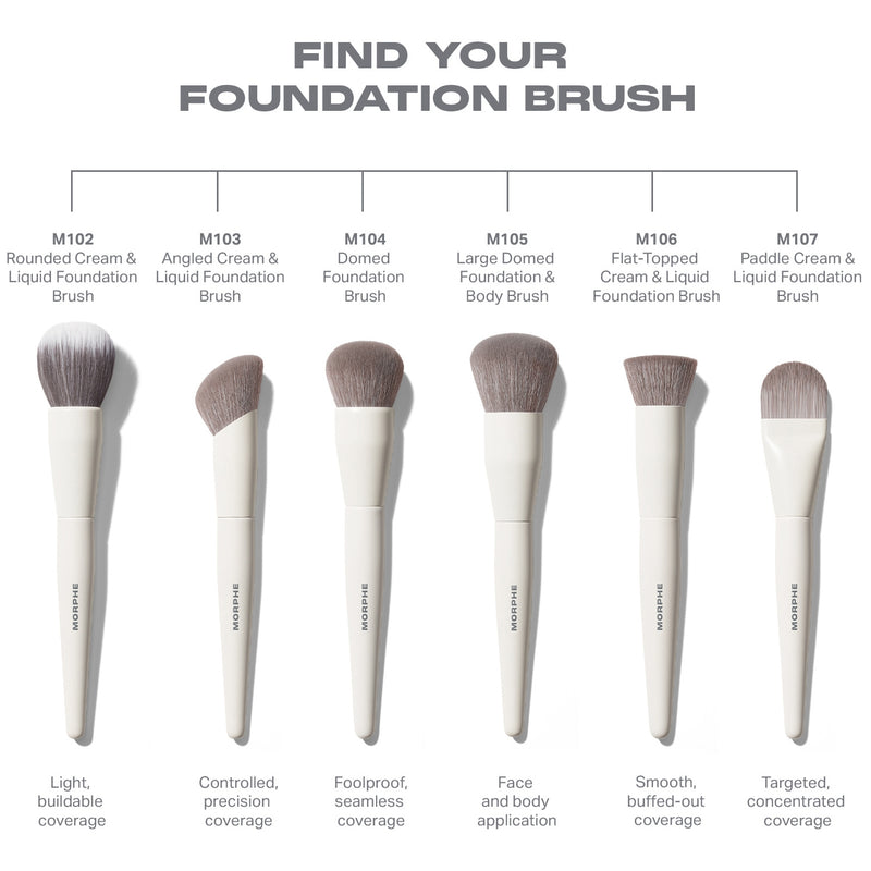 Morphe M105 foundation and body brush (British brand)