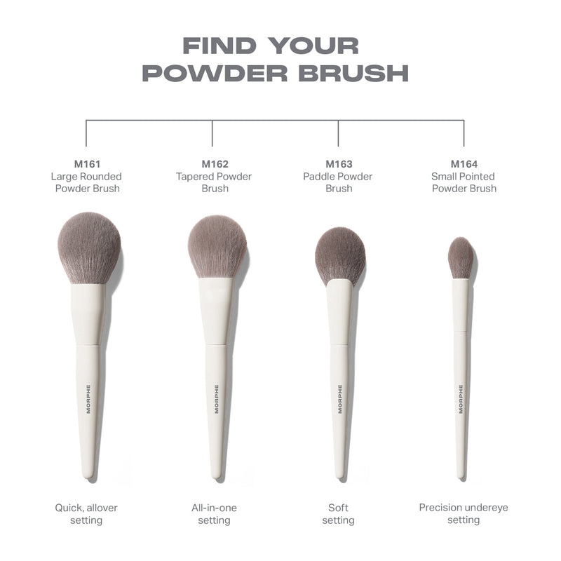 Morphe M163 Paddle Powder Brush for makeup - British product