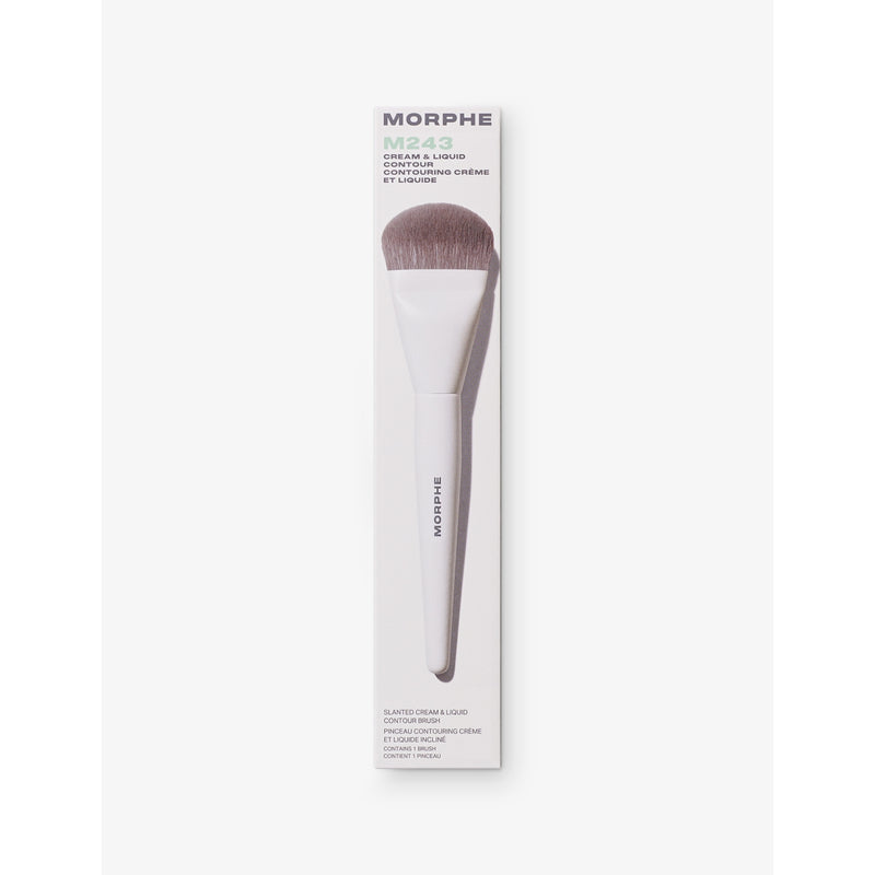 Morphe M243 slanted cream and liquid contour brush, imported from the UK