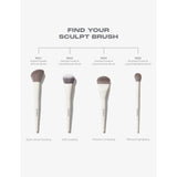 Morphe M282 rounded cream and liquid highlight brush (British brand)