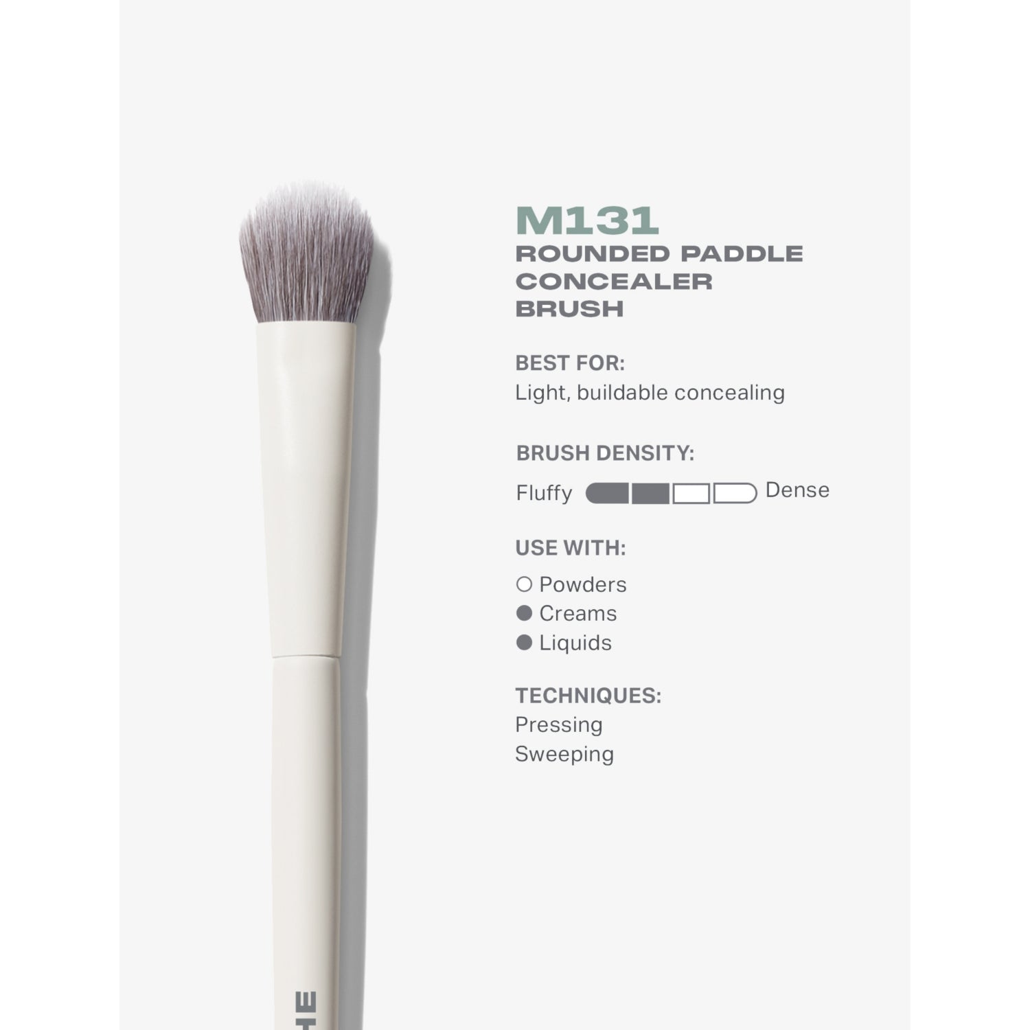 Morphe M131 Rounded Concealer Brush (British brand)
