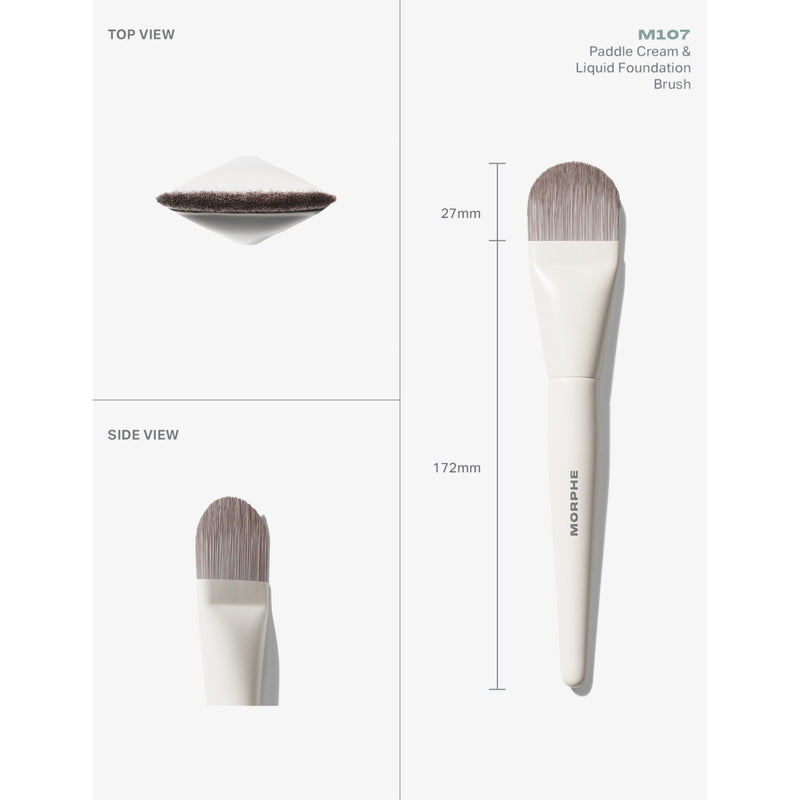 Morphe M107 paddle foundation brush - British product