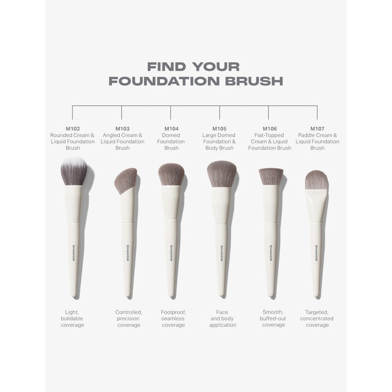 Morphe M107 paddle foundation brush - British product