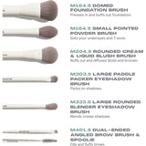 Morphe Along For Glide 6-piece travel brush set, UK version