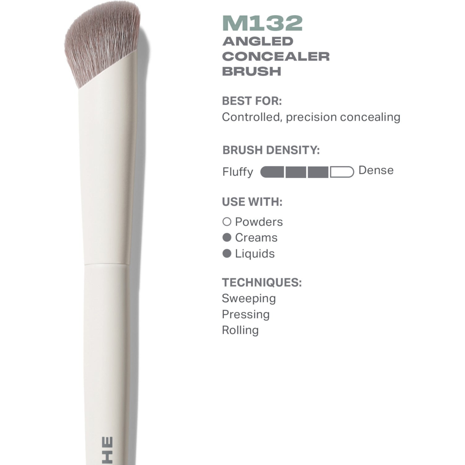 Morphe M132 angled concealer brush - British product
