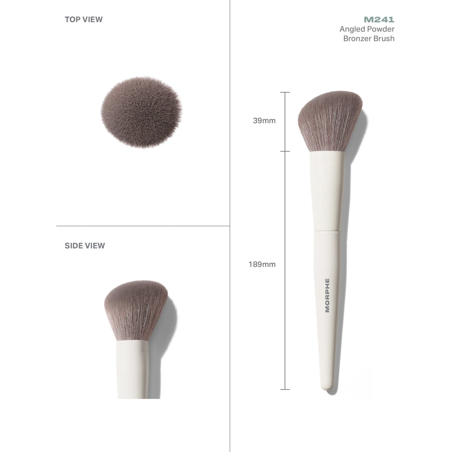 Morphe angled powder bronzer brush M241, UK version
