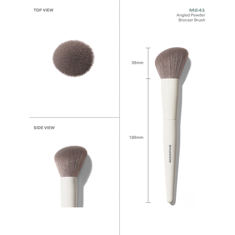 Morphe angled powder bronzer brush M241, UK version