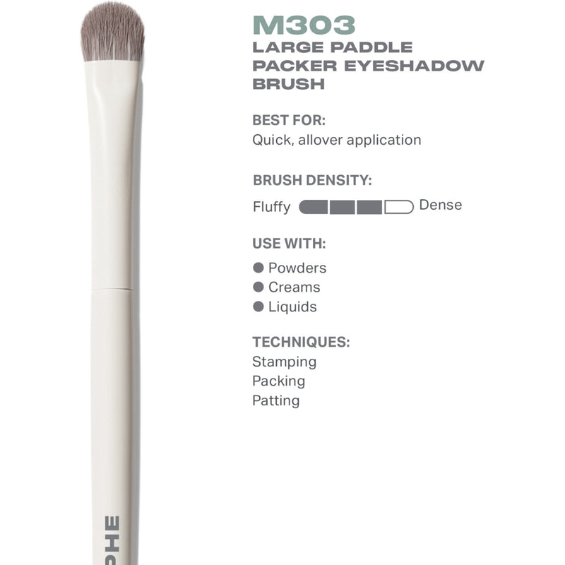 Morphe M303 large packer eye brush, imported from the UK