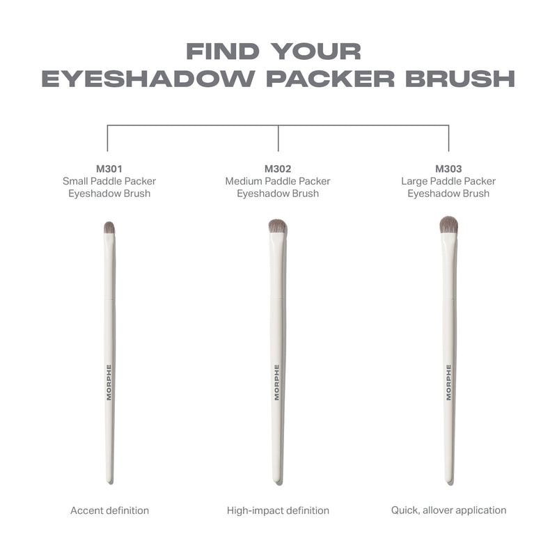 Morphe M303 large packer eye brush, imported from the UK