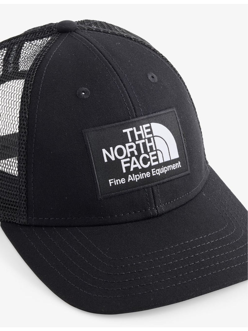 The North Face Mudder woven trucker cap, imported from the UK