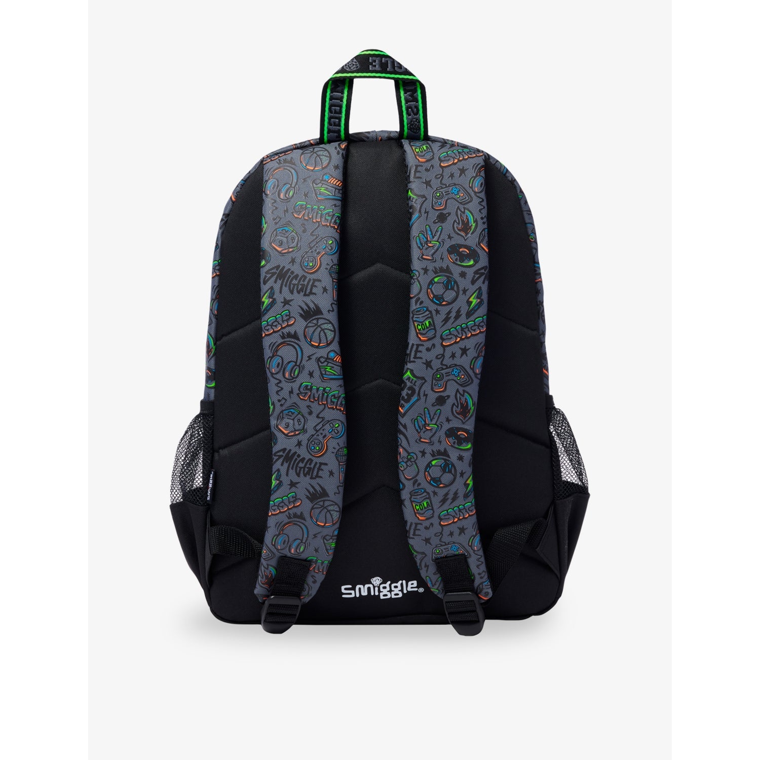 Smiggle Classic backpack with three zipped compartments, UK version