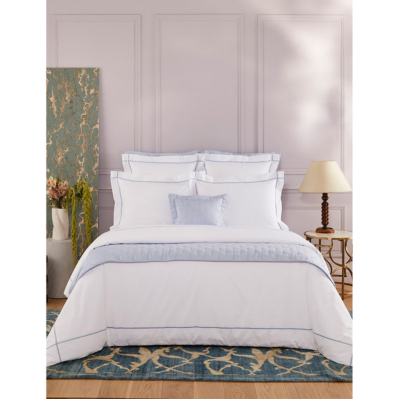 ATHENA Celeste Cotton Flat Sheet - Double