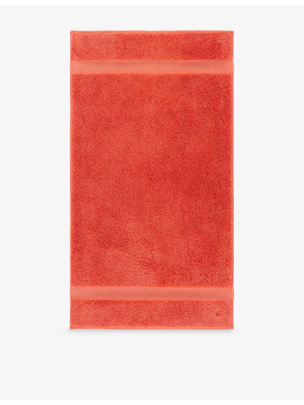 Yves Delorme Etoile embroidered-stripe cotton towel (British brand)