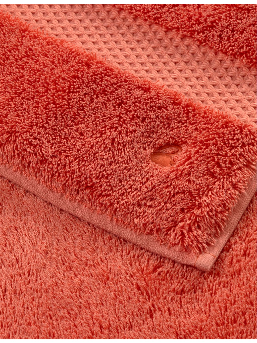 Yves Delorme Etoile embroidered-stripe cotton towel (British brand)