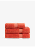 Yves Delorme Etoile embroidered-stripe cotton towel (British brand)