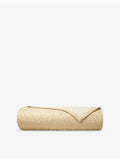 Yves Delorme Souvenir quilted cotton and silk bedcover, UK version