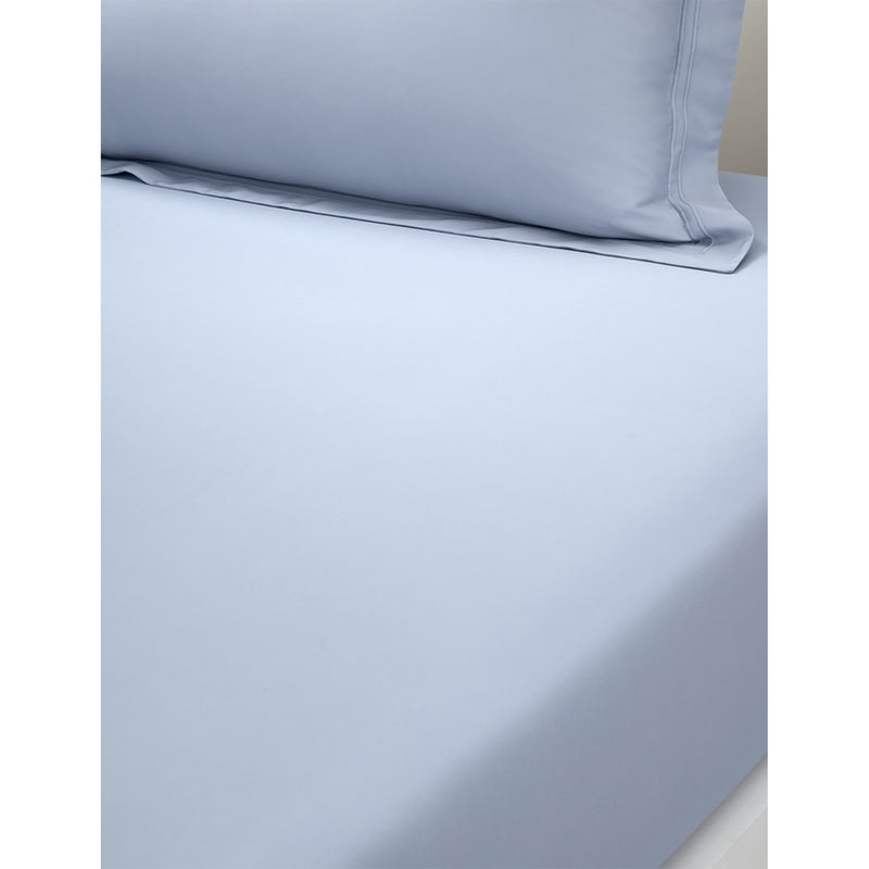 Triomphe Celeste Cotton Fitted Sheet - Double