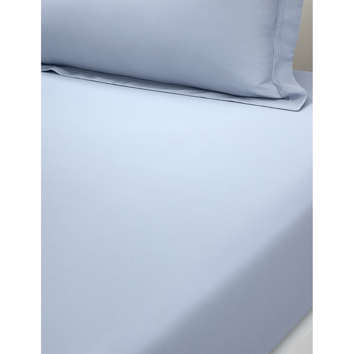 Triomphe Celeste Cotton Fitted Sheet - Double