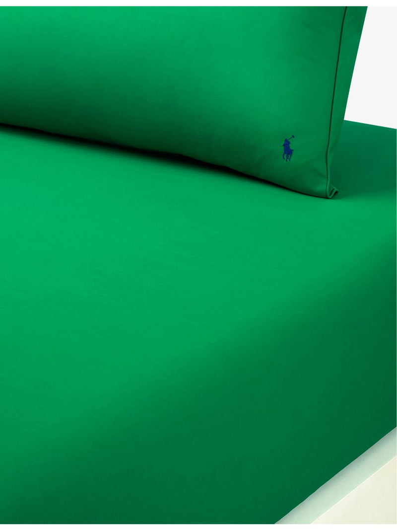 Ralph Lauren Home Polo Player cotton fitted sheet - British product