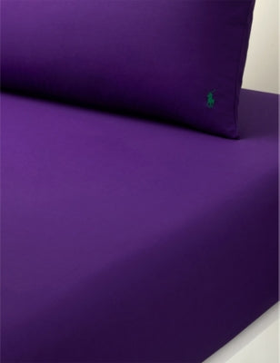 Ralph Lauren Home Polo Player Cotton Fitted Sheet Single