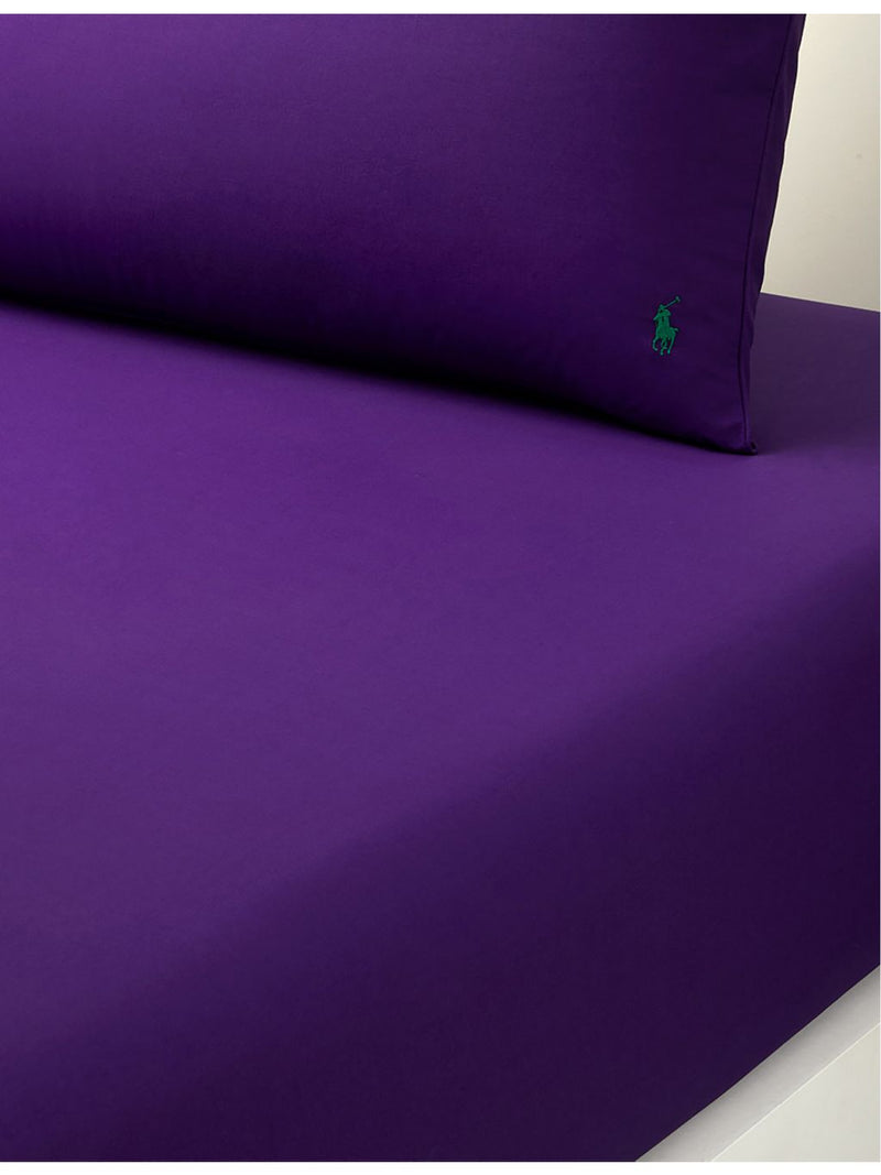 Ralph Lauren Home Polo Player cotton fitted sheet single - British product