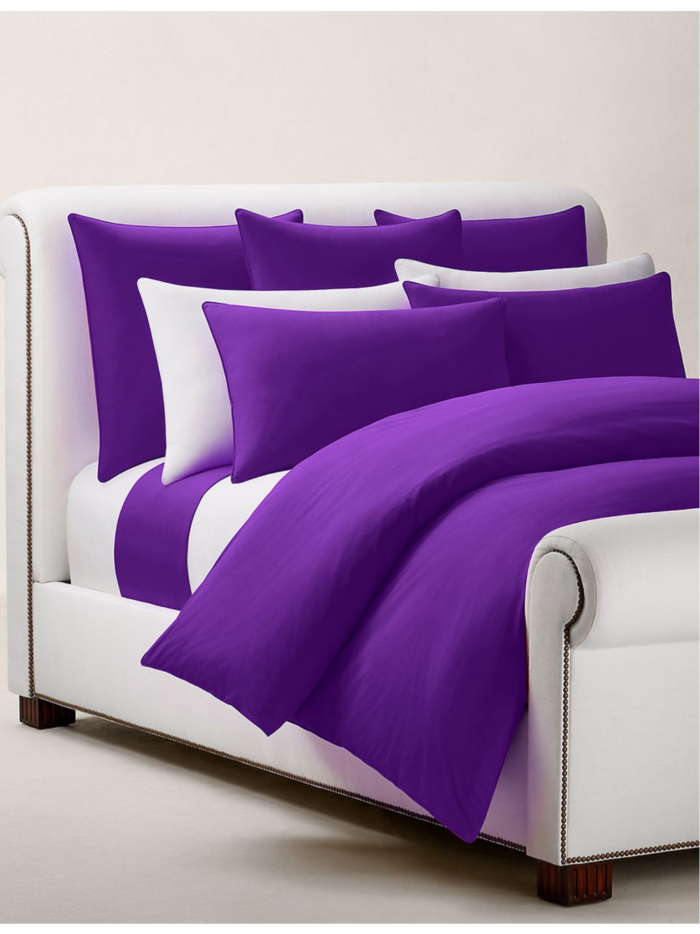 Ralph Lauren Home standard cotton pillowcase 50x75cm, imported from the UK