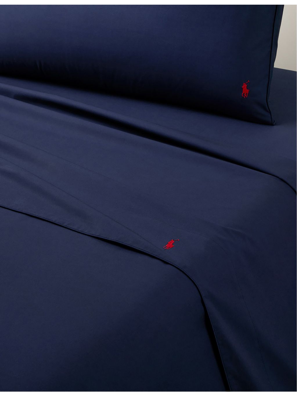 Ralph Lauren Home flat sheet from Polo Player collection, UK version