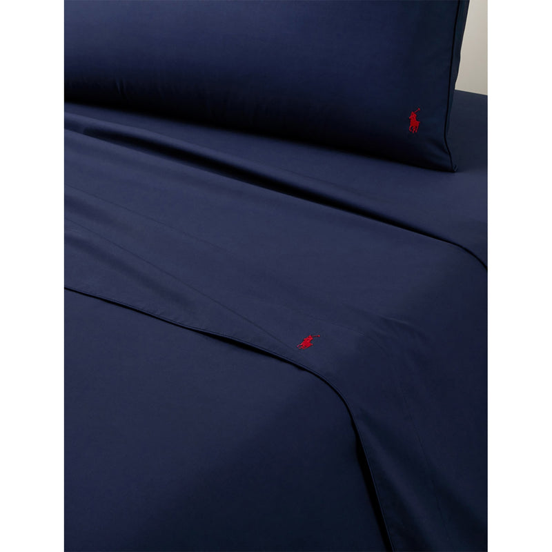 Polo Player Cotton Flat Sheet - Double
