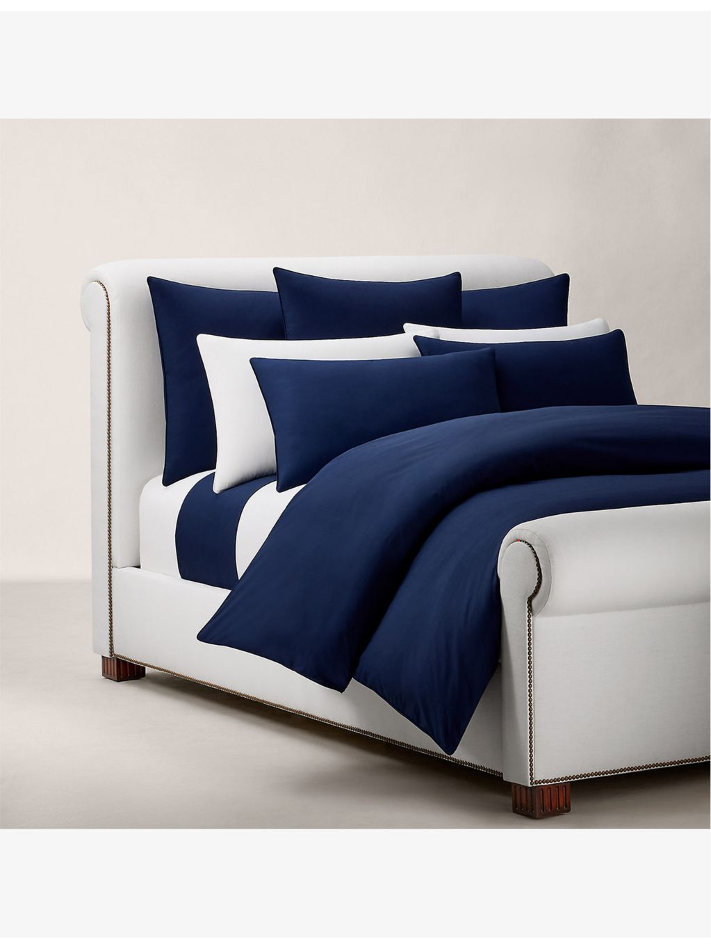 Ralph Lauren cotton pillowcase, polo player embroidery, 50x75cm, imported from the UK
