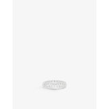 Pavé Sterling-Silver and Cubic Zirconia Ring - M