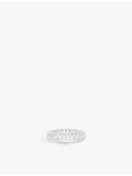 APM Monaco pavé ring sterling silver cubic zirconia, imported from the UK
