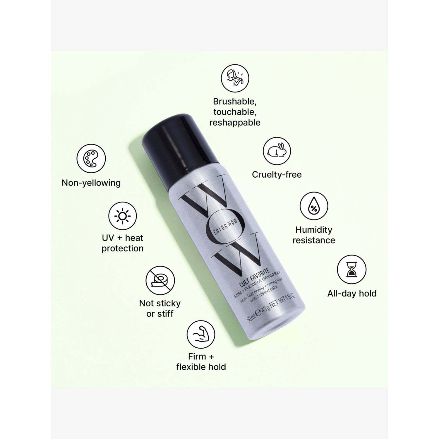 Color Wow firm flexible hairspray 50ml (British brand)